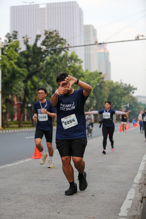 Race photo from KEMLU RUN 2025