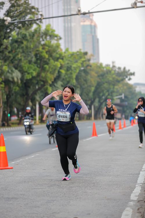 Race photo from KEMLU RUN 2025