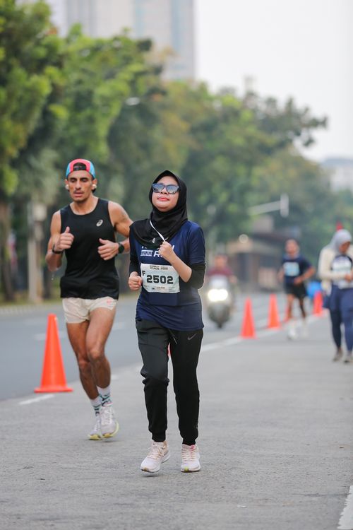 Race photo from KEMLU RUN 2025