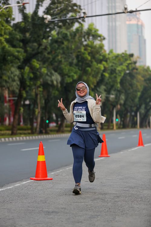 Race photo from KEMLU RUN 2025