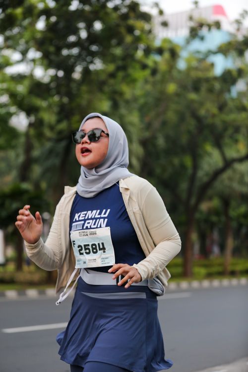Race photo from KEMLU RUN 2025