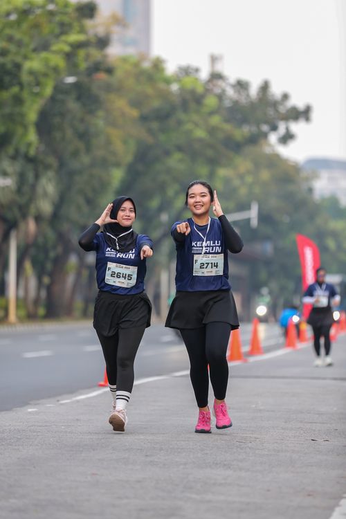 Race photo from KEMLU RUN 2025