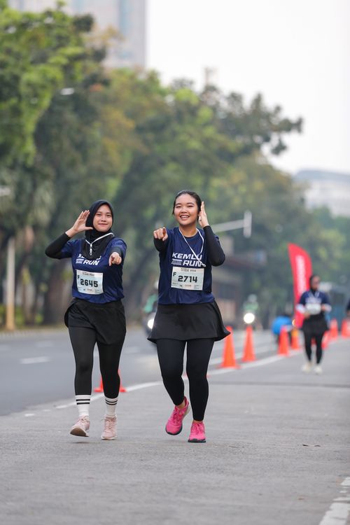 Race photo from KEMLU RUN 2025