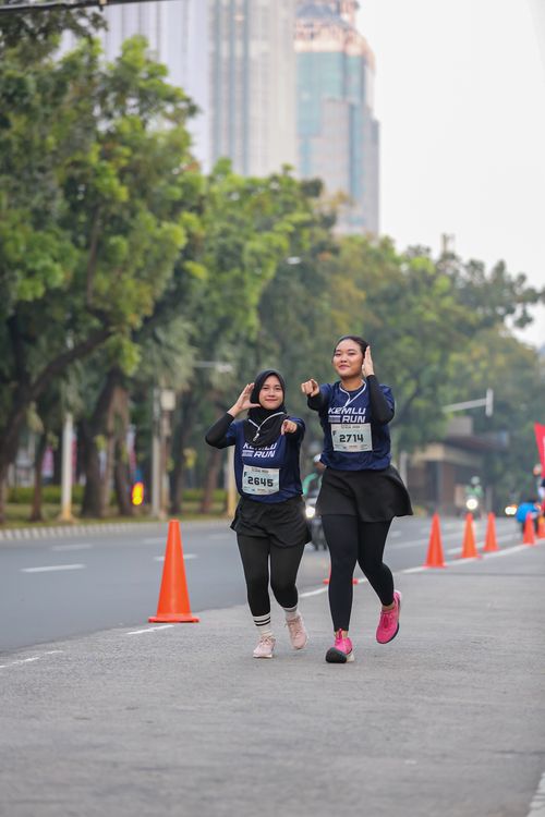 Race photo from KEMLU RUN 2025