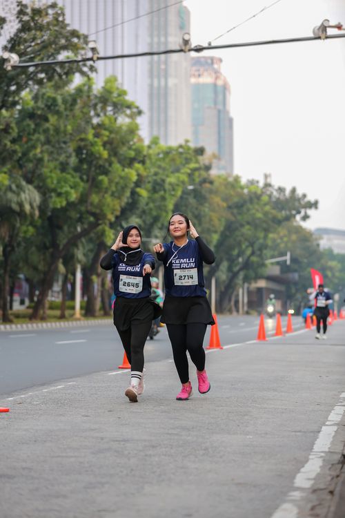Race photo from KEMLU RUN 2025