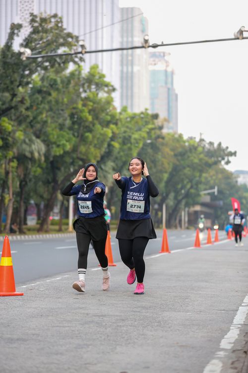 Race photo from KEMLU RUN 2025