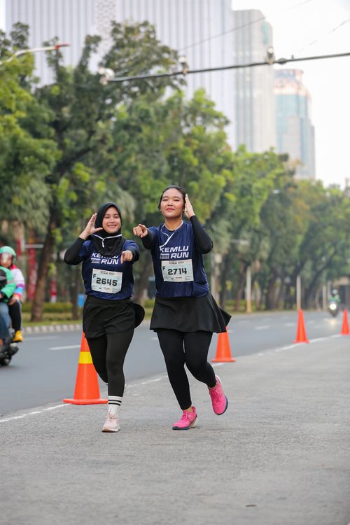 Race photo from KEMLU RUN 2025