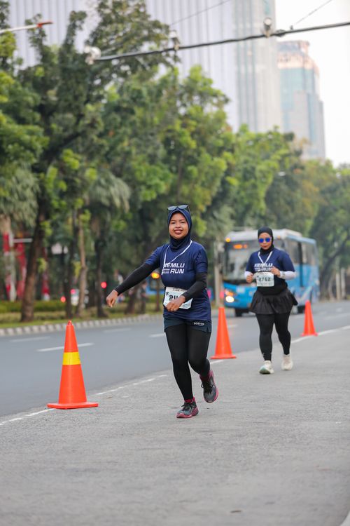 Race photo from KEMLU RUN 2025