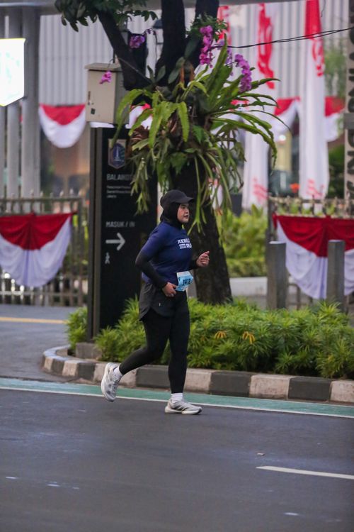 Race photo from KEMLU RUN 2025