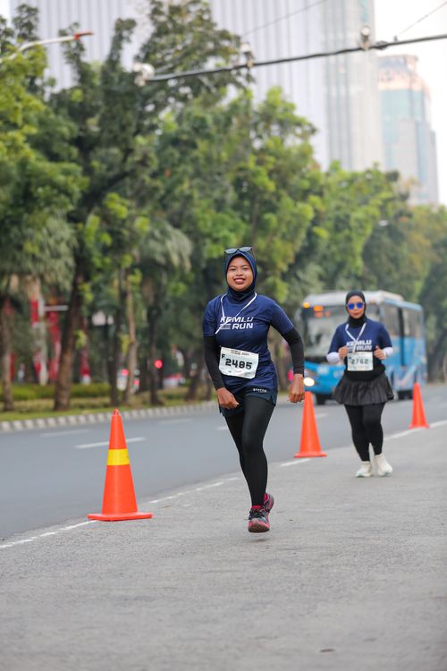 Race photo from KEMLU RUN 2025