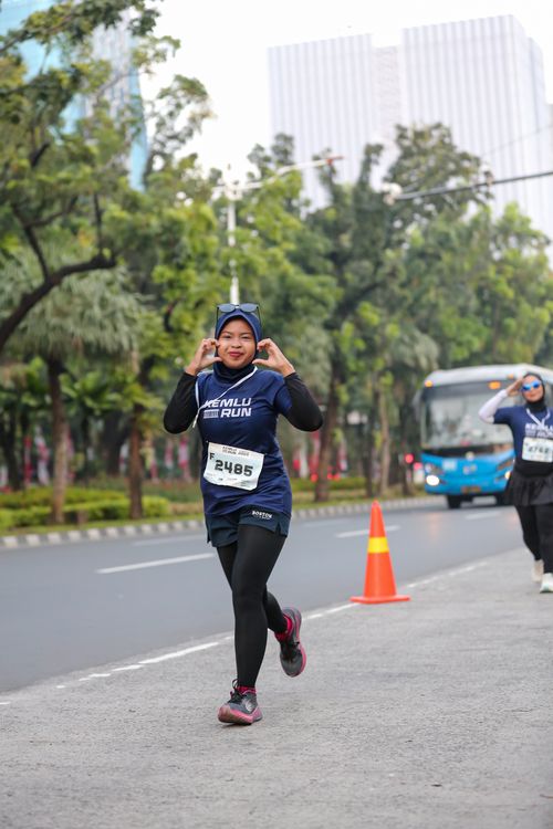 Race photo from KEMLU RUN 2025