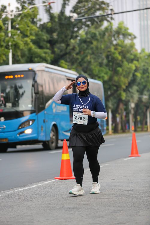 Race photo from KEMLU RUN 2025
