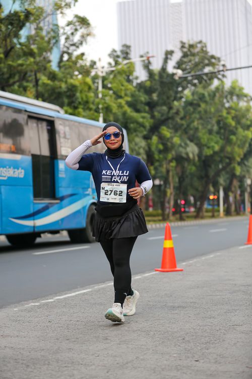 Race photo from KEMLU RUN 2025