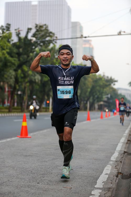 Race photo from KEMLU RUN 2025