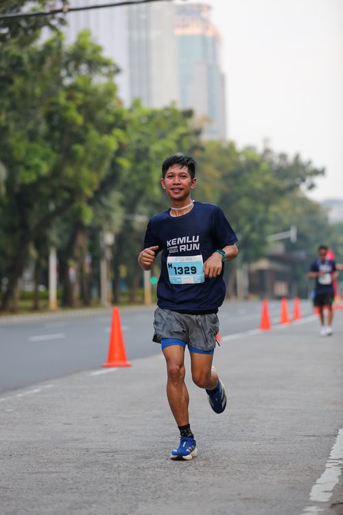Race photo from KEMLU RUN 2025