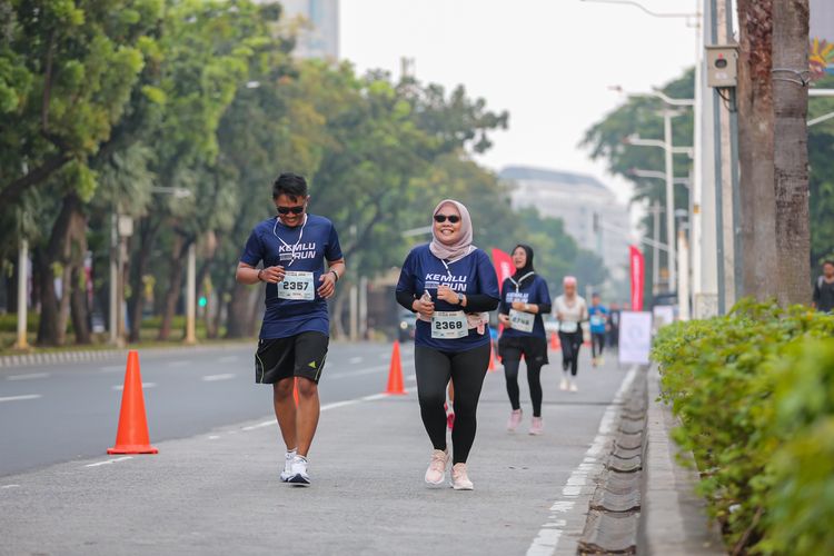 Race photo from KEMLU RUN 2025