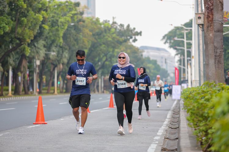 Race photo from KEMLU RUN 2025