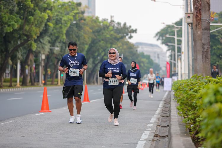 Race photo from KEMLU RUN 2025
