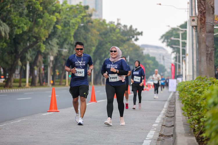Race photo from KEMLU RUN 2025