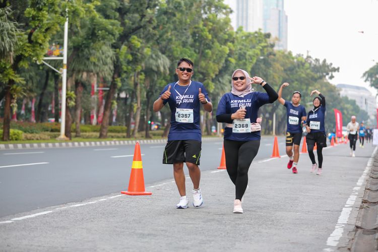 Race photo from KEMLU RUN 2025