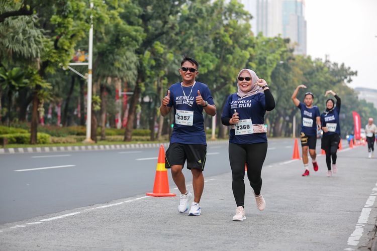 Race photo from KEMLU RUN 2025