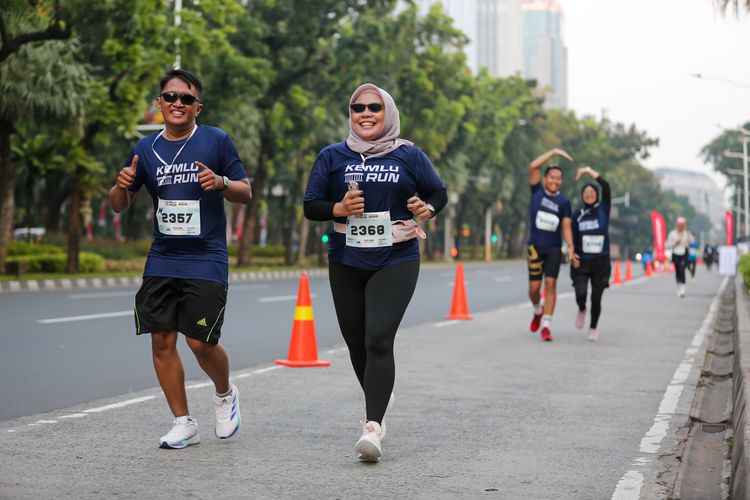 Race photo from KEMLU RUN 2025
