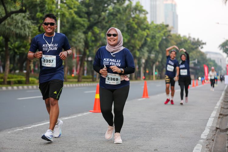 Race photo from KEMLU RUN 2025