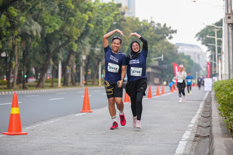 Race photo from KEMLU RUN 2025