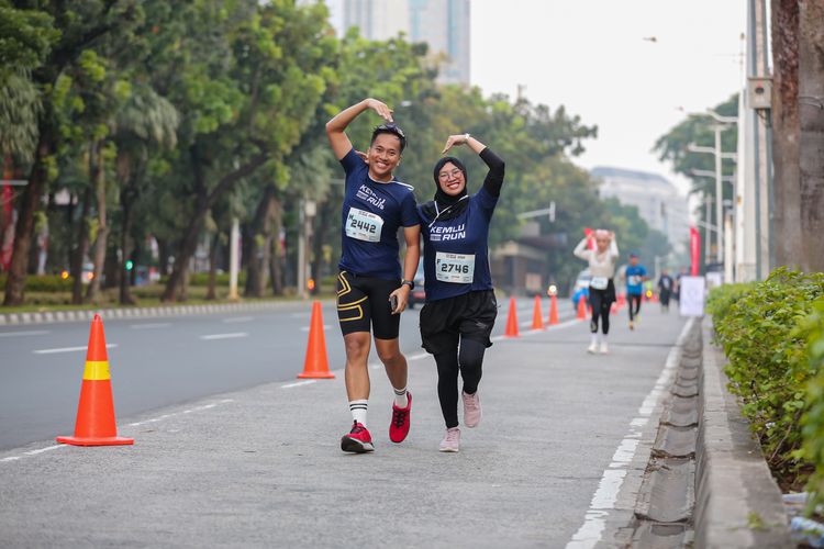 Race photo from KEMLU RUN 2025