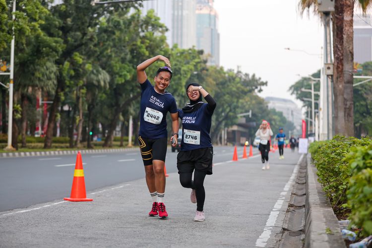 Race photo from KEMLU RUN 2025