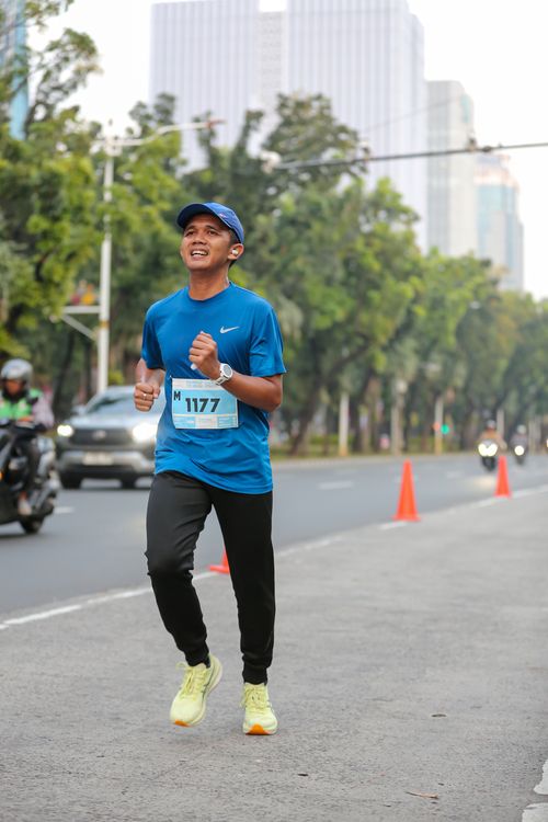 Race photo from KEMLU RUN 2025