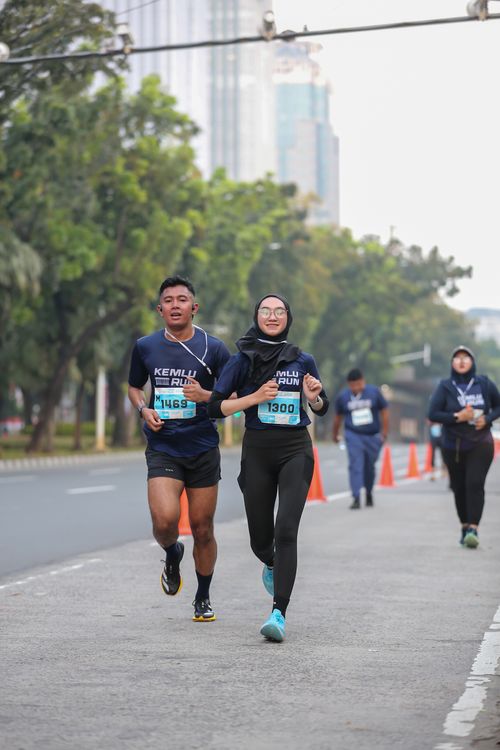 Race photo from KEMLU RUN 2025