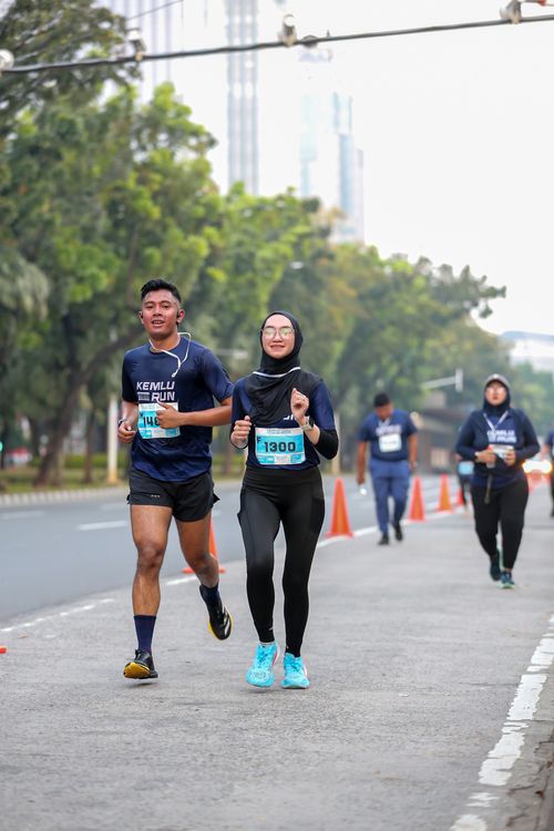 Race photo from KEMLU RUN 2025