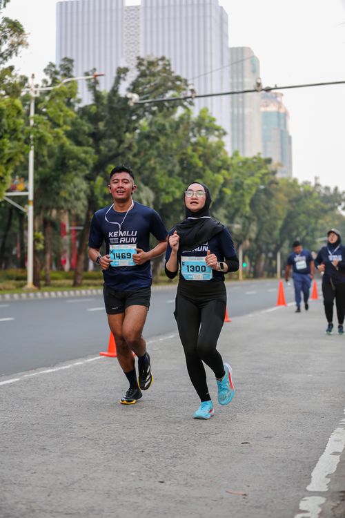 Race photo from KEMLU RUN 2025