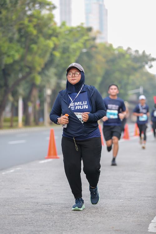Race photo from KEMLU RUN 2025