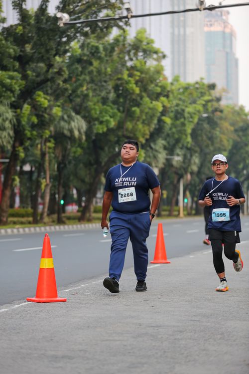 Race photo from KEMLU RUN 2025