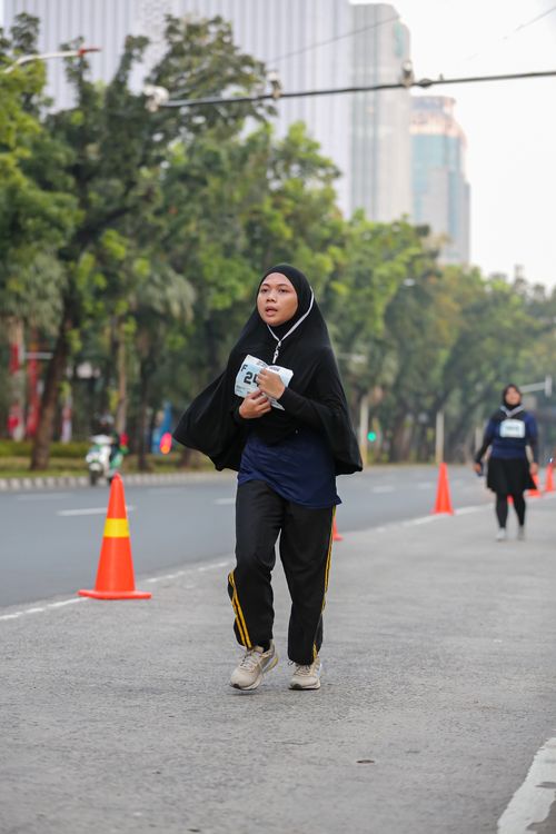 Race photo from KEMLU RUN 2025