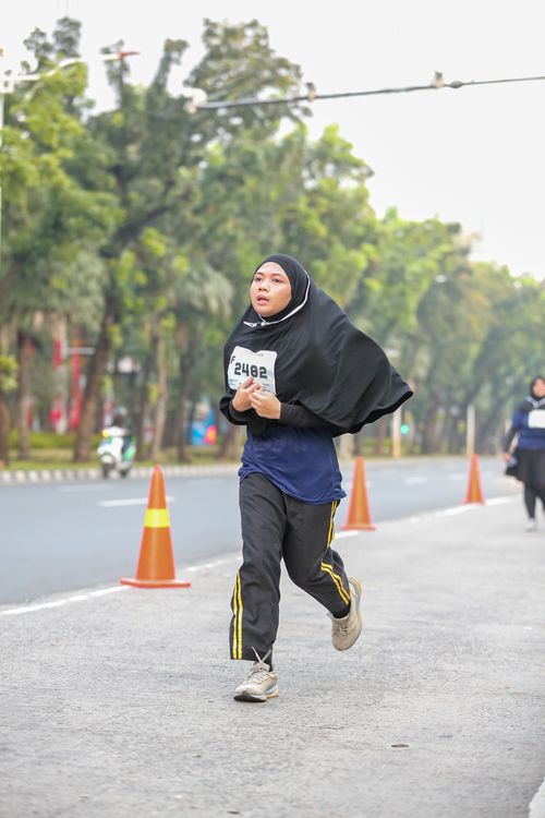 Race photo from KEMLU RUN 2025