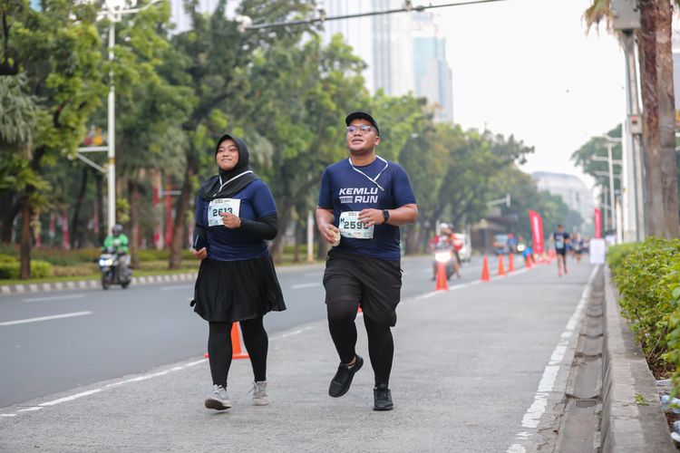 Race photo from KEMLU RUN 2025