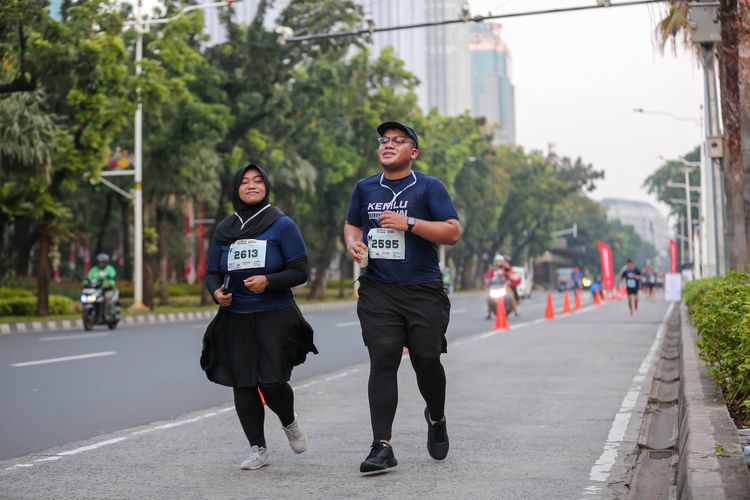 Race photo from KEMLU RUN 2025