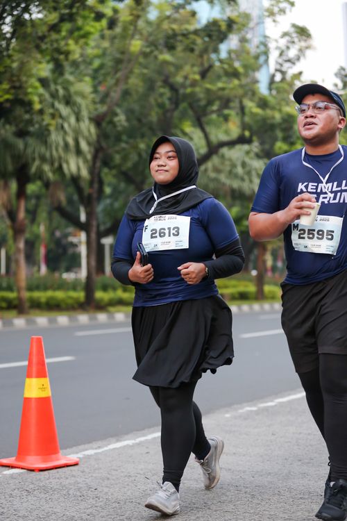 Race photo from KEMLU RUN 2025