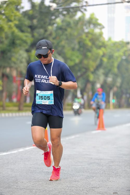Race photo from KEMLU RUN 2025