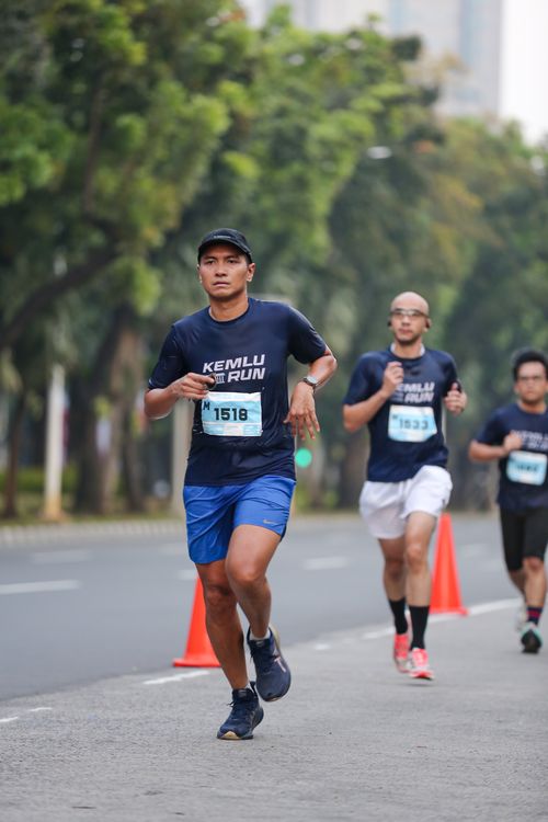 Race photo from KEMLU RUN 2025