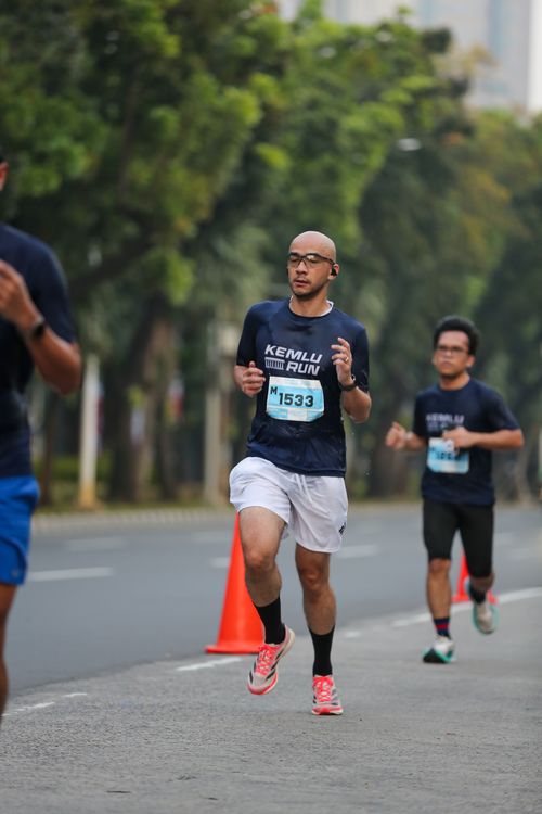Race photo from KEMLU RUN 2025