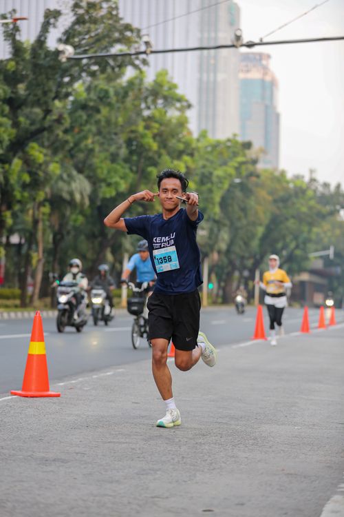 Race photo from KEMLU RUN 2025