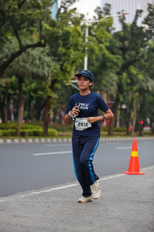 Race photo from KEMLU RUN 2025
