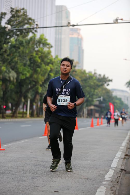 Race photo from KEMLU RUN 2025