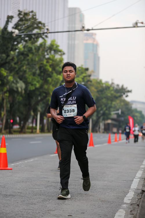 Race photo from KEMLU RUN 2025