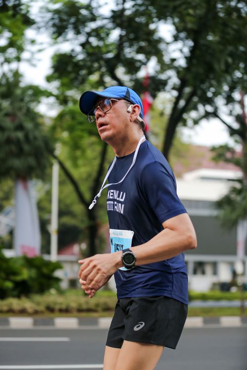 Race photo from KEMLU RUN 2025