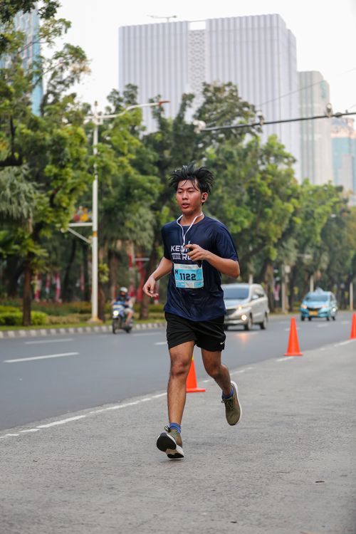 Race photo from KEMLU RUN 2025